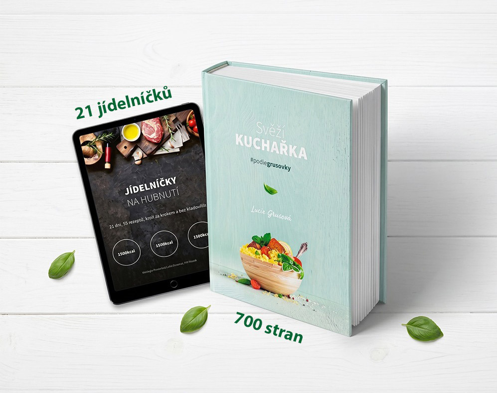 Svěží kuchařka od Lucie Grusové