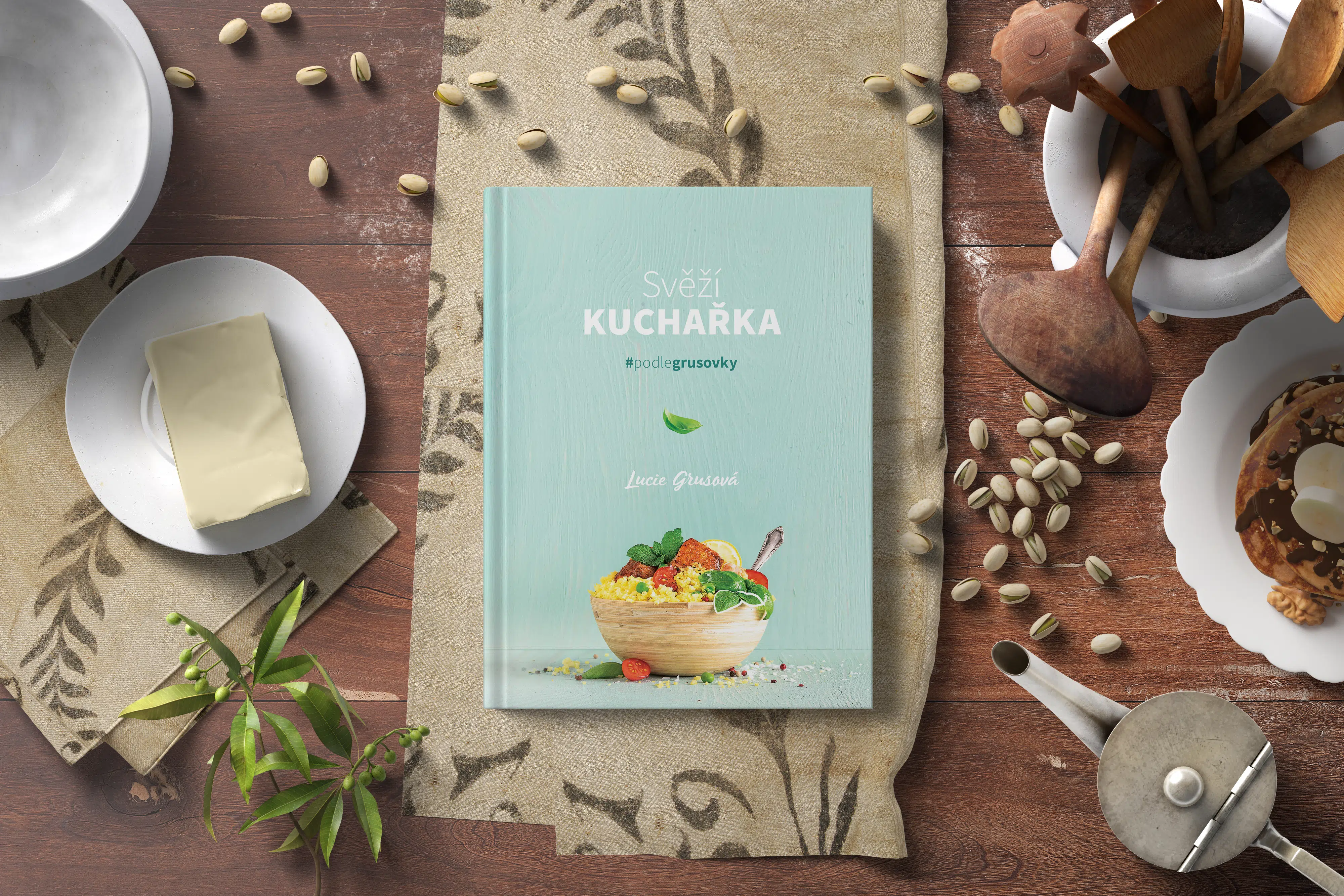 Svěží kuchařka od Lucie Grusové