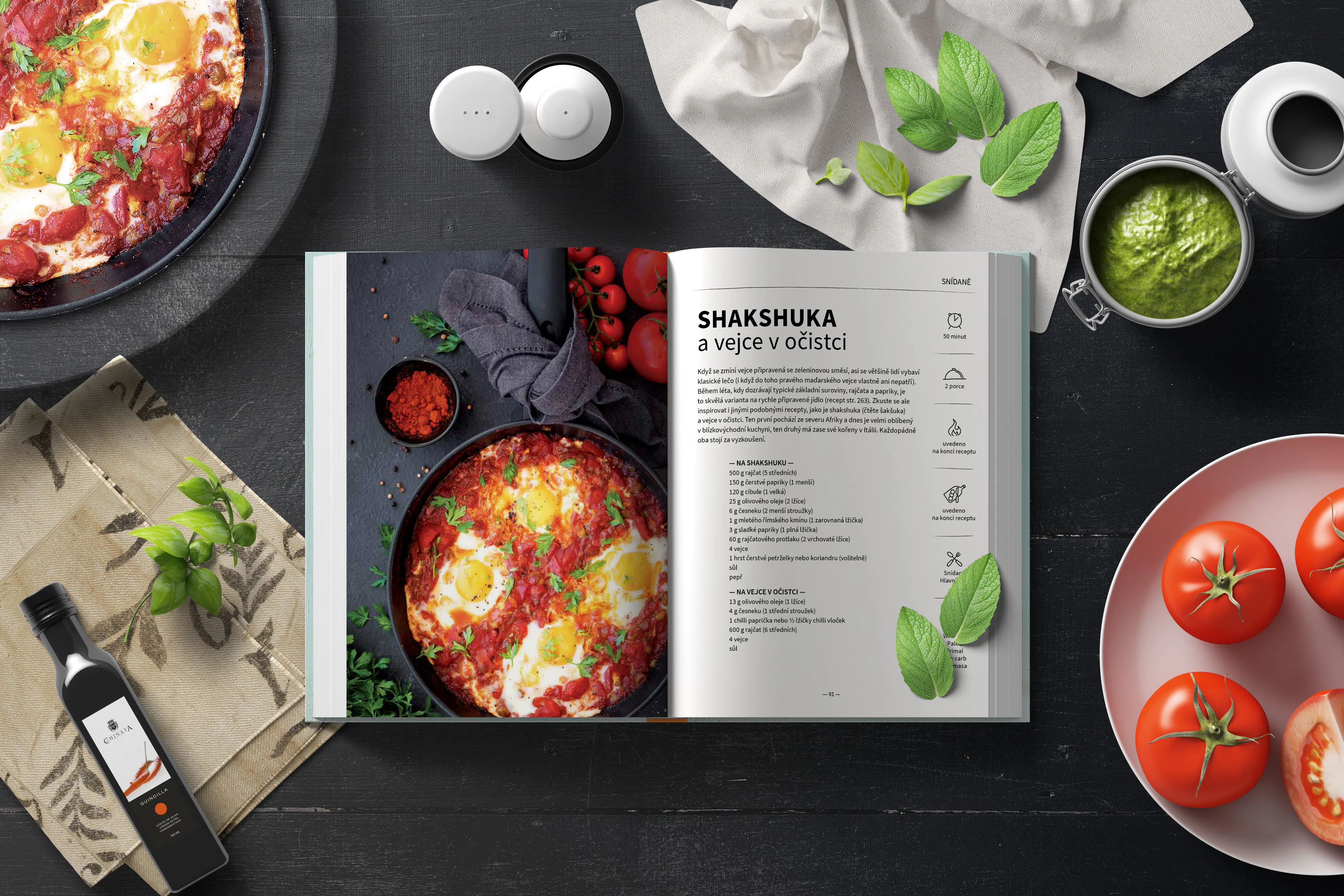 Shakshuka a vejce v očistci